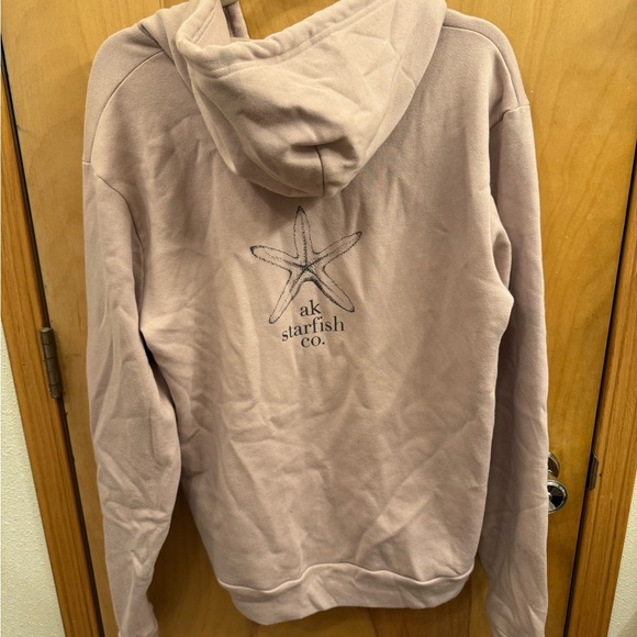American Apparel AK Starfish Pink Hoodie - Picture 2 of 3
